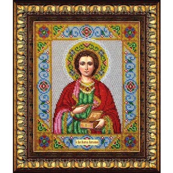 Набор для вышивания бисером Паутинка, Св. Целитель Пантелеймон, 20х24,5 см