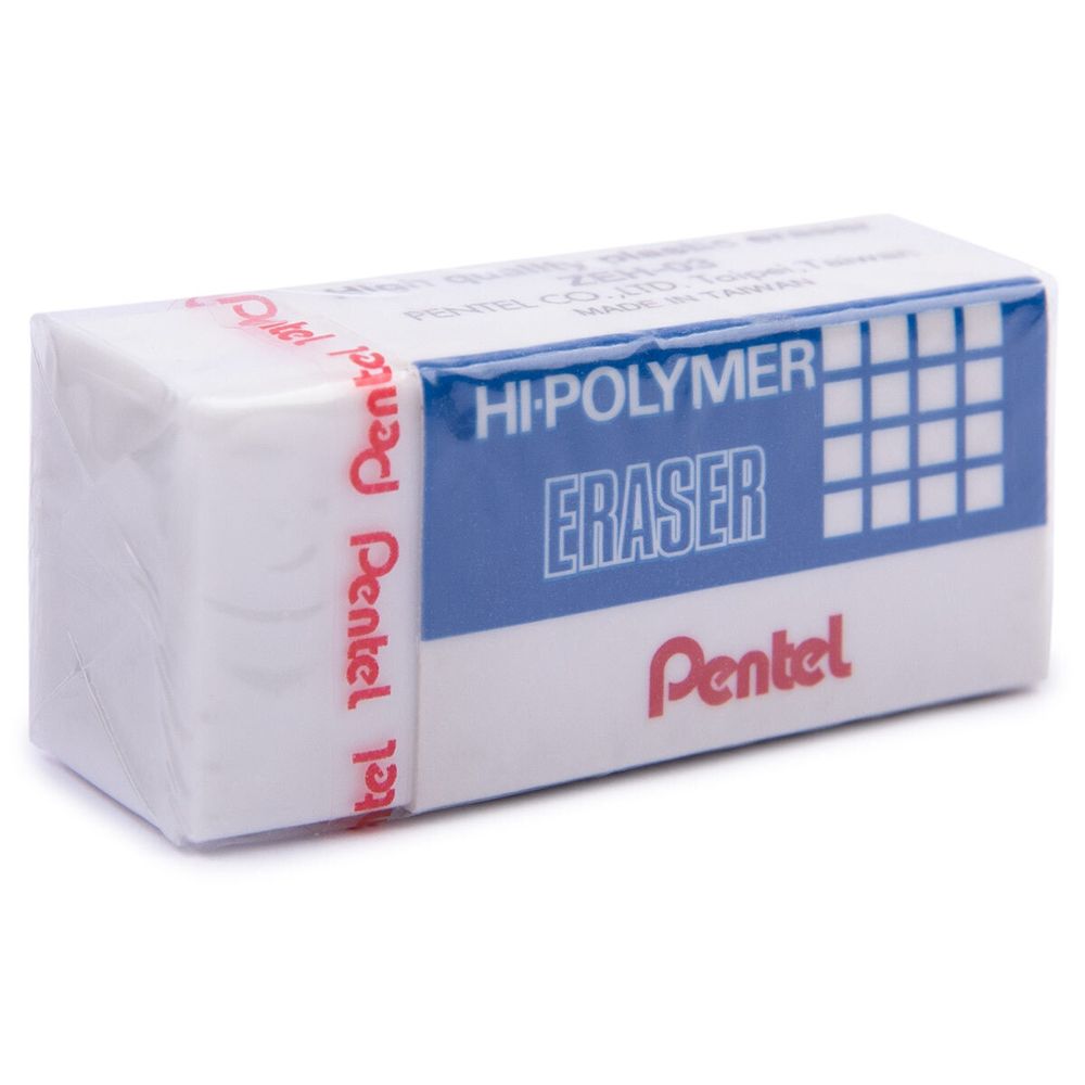 Ластик «Hi-Polymer Eraser» 35х16х11.5 мм, 60 шт, ZEH03, Pentel