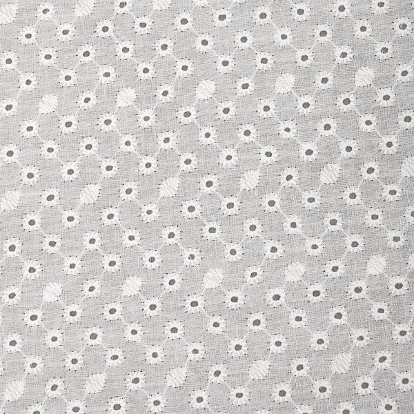 Ткань шитьё (прошва) 100 г/м², 150 см / 15 метров, TBY.Emb.2 белый