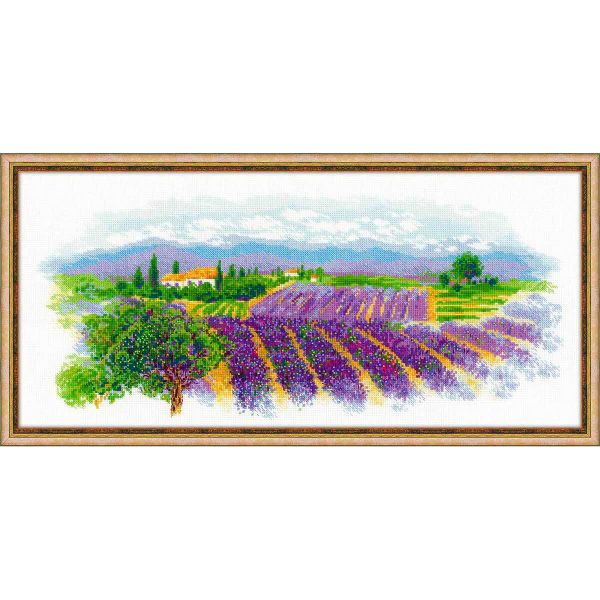Набор для вышивания нитками Риолис, Цветущий Прованс 55х25 см, 901873