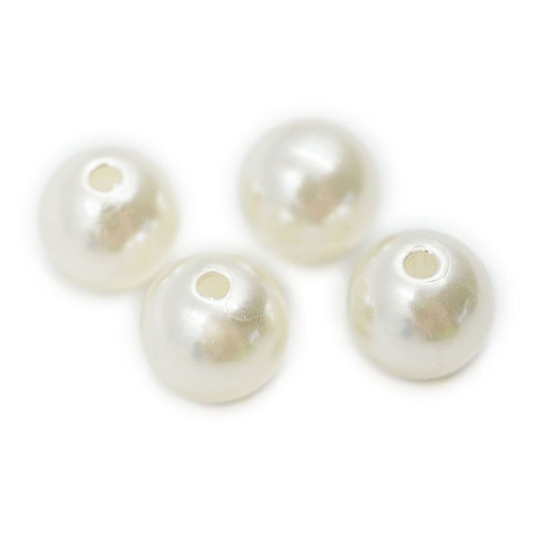 Бусины пластик (жемчуг) ⌀12 мм, 25 г, Astra&Craft, 003 NL телесный