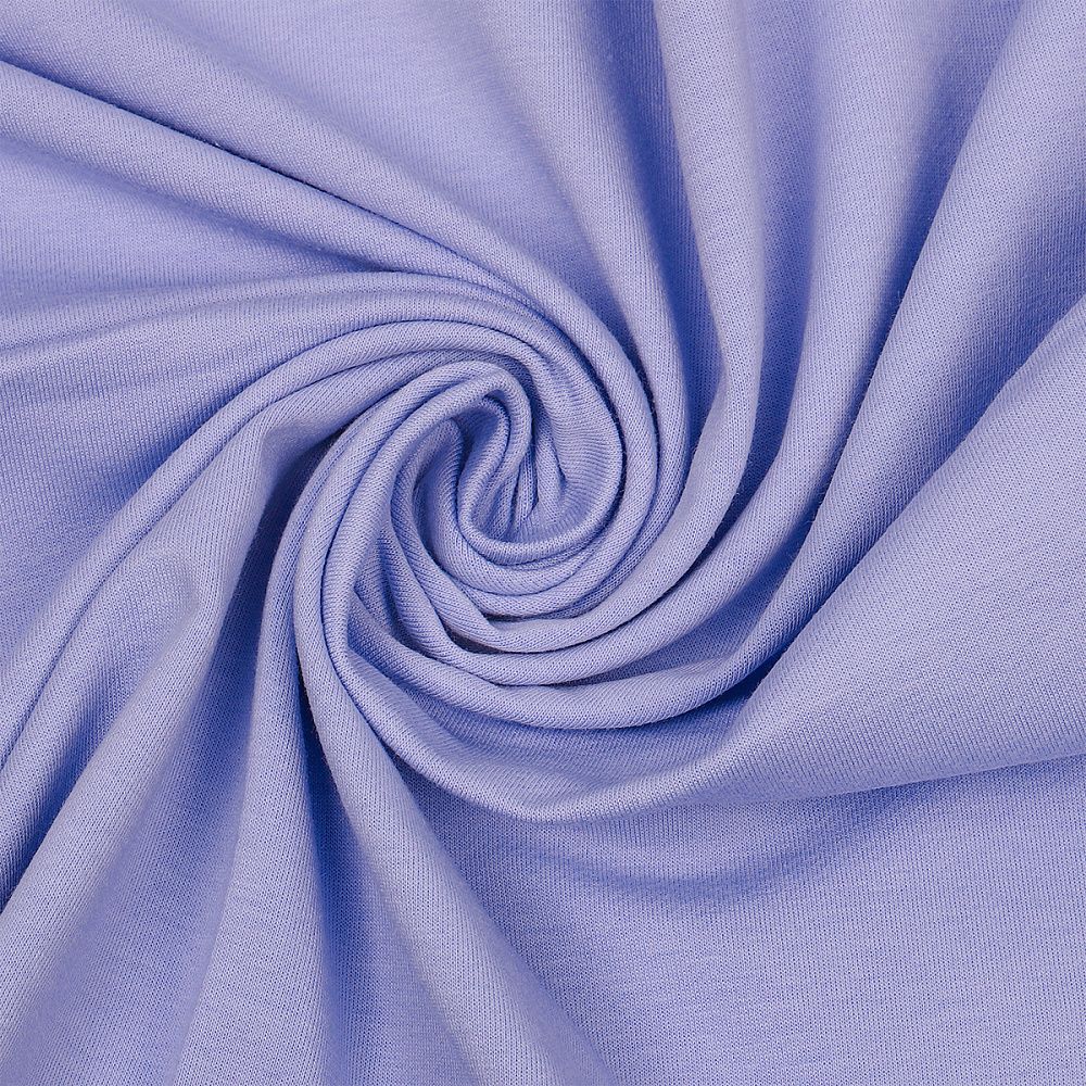 Футер 2-нитка петля поликоттон стрейч 220 г/м², 160 см / 3 метра, ФУТ2Х.TBY.ХЛ-ПЭ.S268.3, цв.S268 лавандовый
