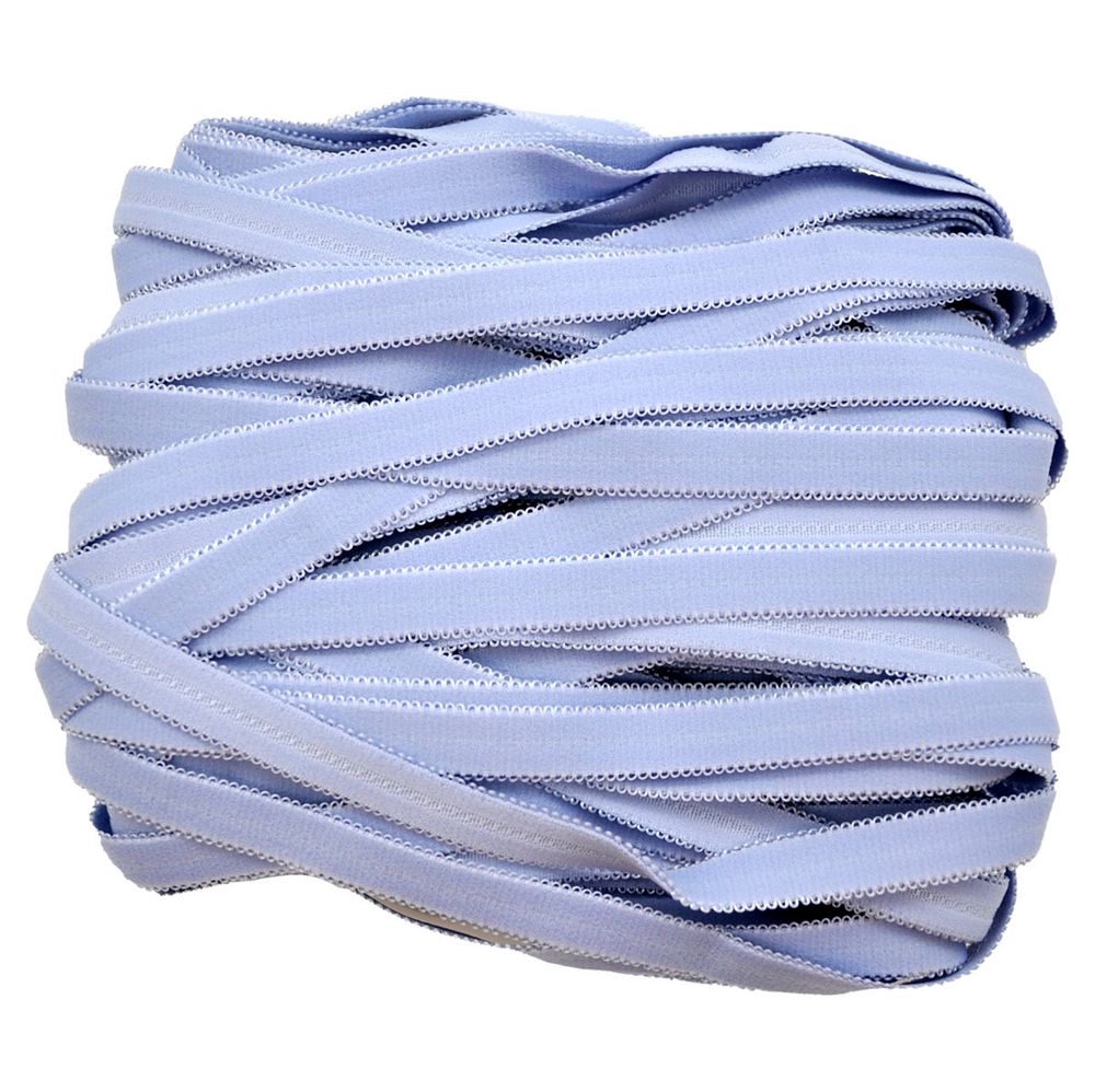 Резинка бельевая (бретелечная) 14.0 мм / 25 метров, голубой