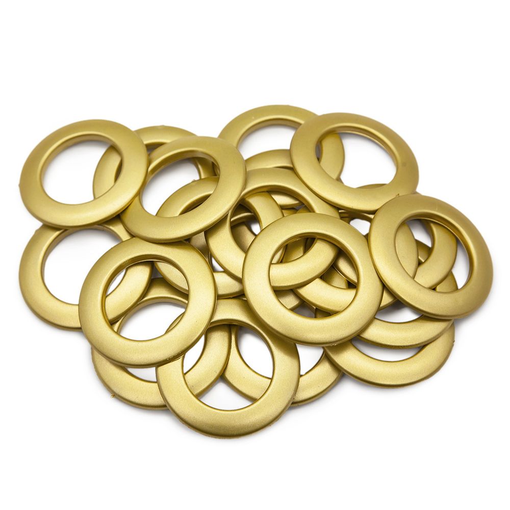 Люверсы шторные ⌀35 мм, мат. золото, 12, Belladonna, 10 шт