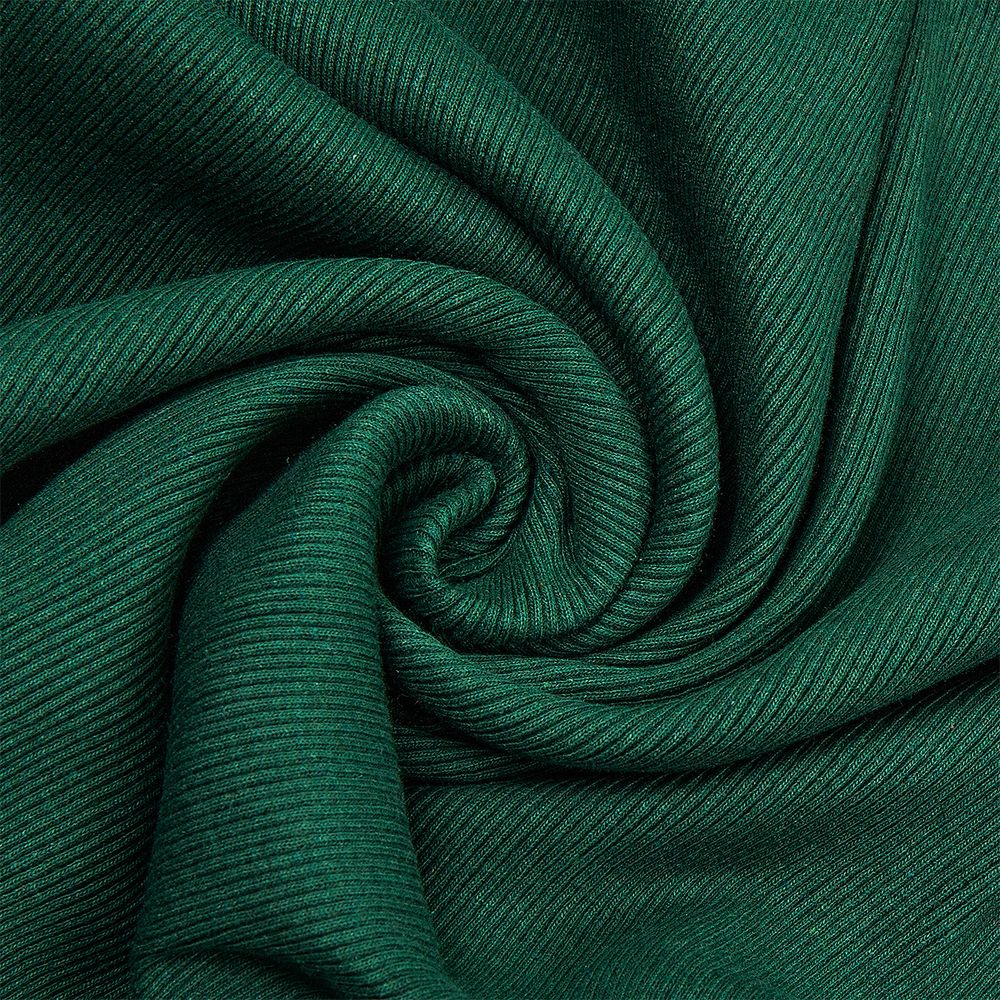 Кашкорсе трикотажное полотно 300 г/м², 60+60 см, в нарезке, цв. тем.петроль, 3 метра /TOS/