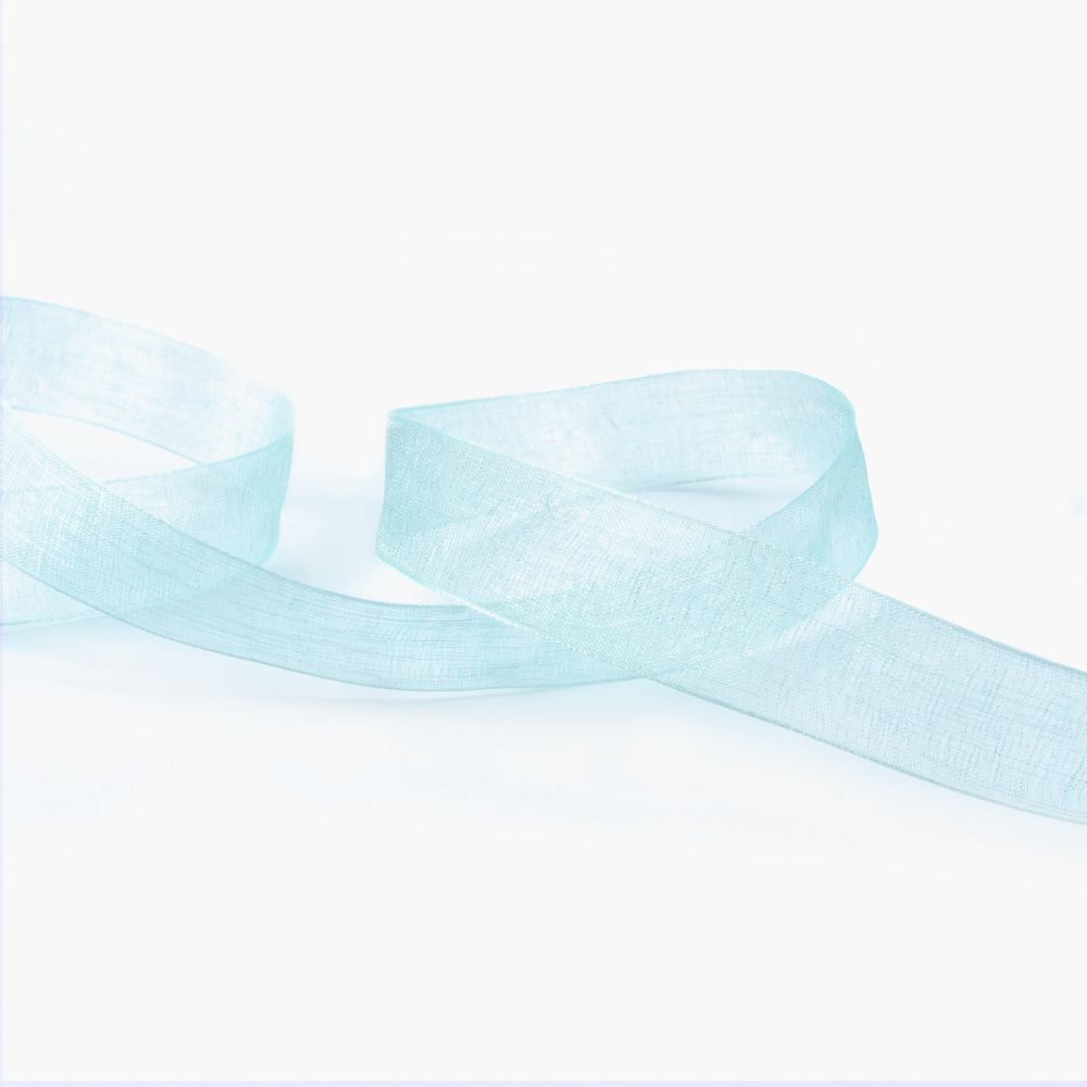 Лента капроновая (органза) 20.0 мм / 22.8±1 метра, 064 св.голубой, Blitz OR-20