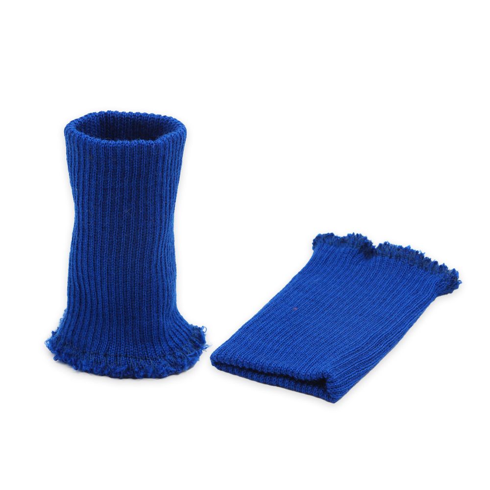 Манжеты трикотажные 6.5х10.0 см, 1 пара, тонкие, 001 василек