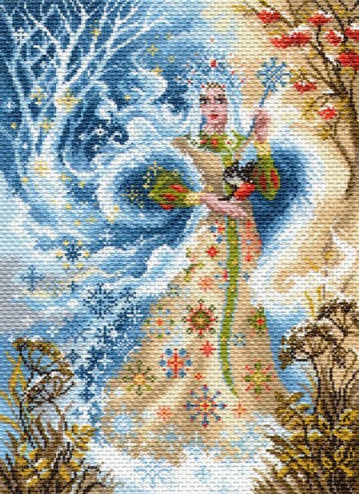 Рисунок для вышивания на канве Матренин Посад арт.37х49 - 1703 Волшебница зима