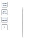 Иглы ручные для переплетных работ №5, 25 шт, в конверте, Gamma N-271