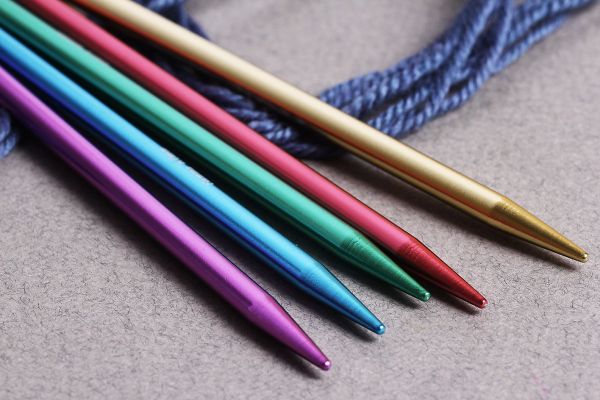 Спицы чулочные (носочные) металл ⌀3.0 мм, 15 см, цветные, Gamma CKN5