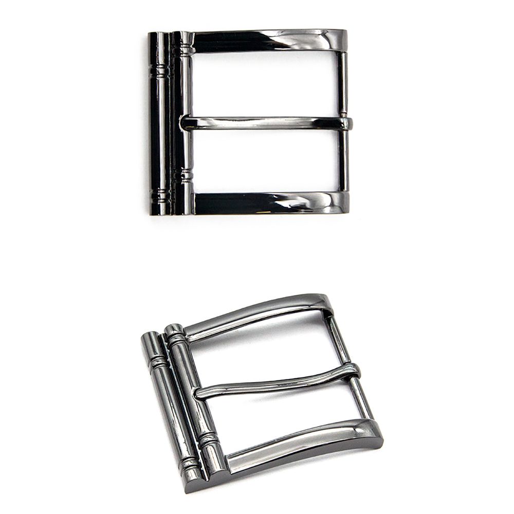 Пряжка ременная металл 40 мм мет. чер.никель, 4 шт, BIG