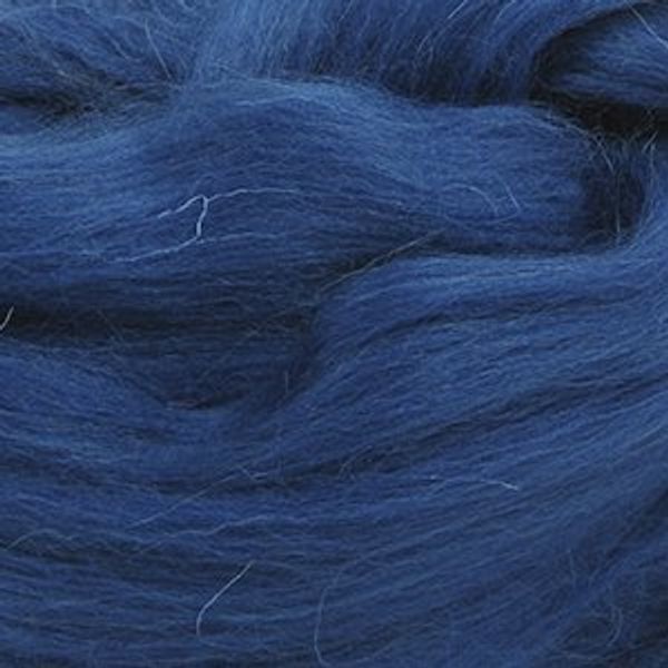 Шерсть для валяния Пехорка Гребенная лента тонкая 1х50 г (до 23 мкр), 014 мор.волна