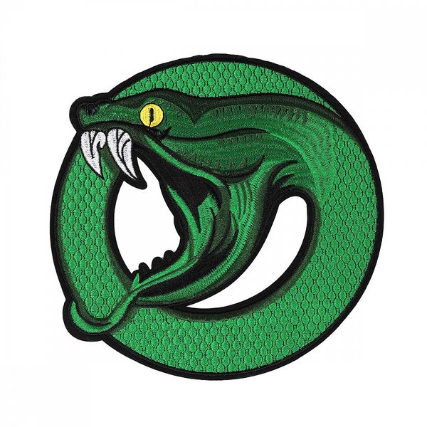 Термоаппликация Змея 22х22 см, TBY.2433, уп.2 шт