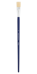 Кисть щетина №10 плоская 5 шт, длинная ручка, 10, Vista-Artista 30012-10