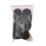 Пуговицы 4 прокола 40L (25мм), (Black (черный)), 36 шт