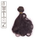 Трессы для кукол 15 см, 100 см, 25 г, 14 т.каштановый, HobbyBe HAR-10