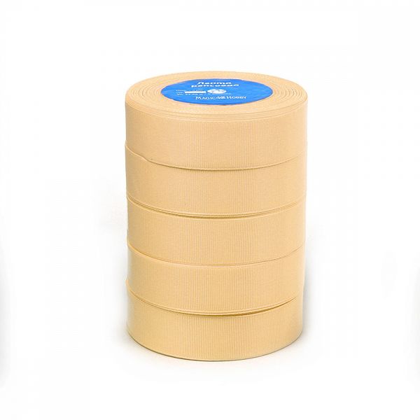 Лента репсовая (в рубчик) 25.0 мм цв.826 песочный 5 шт по 22.86м (±1м)