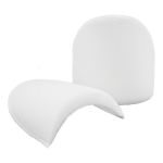 Плечевые накладки (подплечники) втачные 120х170х18 мм, белый, 50 пар