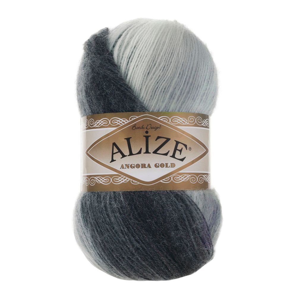 Пряжа Alize (Ализе) Angora Gold Batik / уп.5 мот. по 100 г, 550м, 1900 секционный A