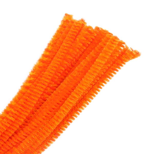 Проволока синельная двухцветная 6 мм / 300мм, 30 шт, Astra&Craft (B-055 красный/оранжевый)