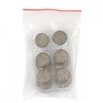 Пуговицы металлические на ножке 28L-18 мм, С-MP06 цв.серебро, 10 шт