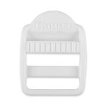 Пряжка регулировочная пластик 25 мм, 100 шт, 501 белый, Gamma SAM001