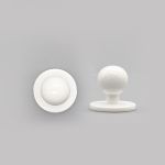 Пукля поварская, цветная, 10 мм (кипенно-белый) П-10, 500 шт