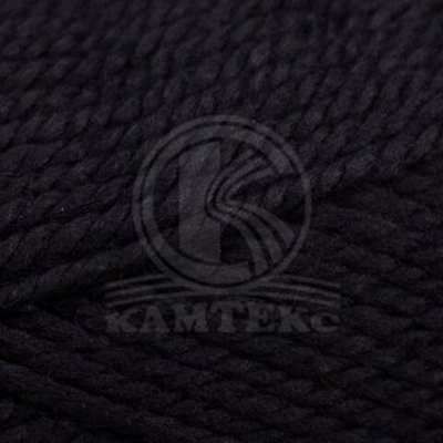 Пряжа Камтекс Бюджетная Макси / уп.4 мот. по 150 г, 140 м, 003 черный