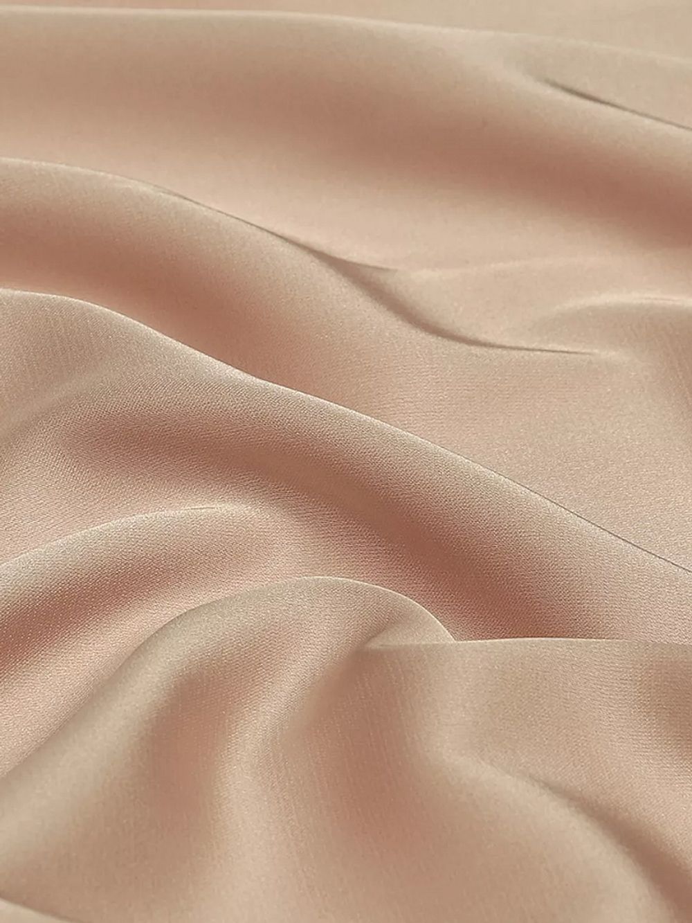 Шелк Армани 90 г/м², 150 см / 2 метра TBYArm-095 цв.95 пудра-бежевая (серебристый пион)