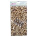 Ткань для рукоделия в наборе х/б с лентой 48х50см+1м+1м (25723/25320 коричневый) 29490