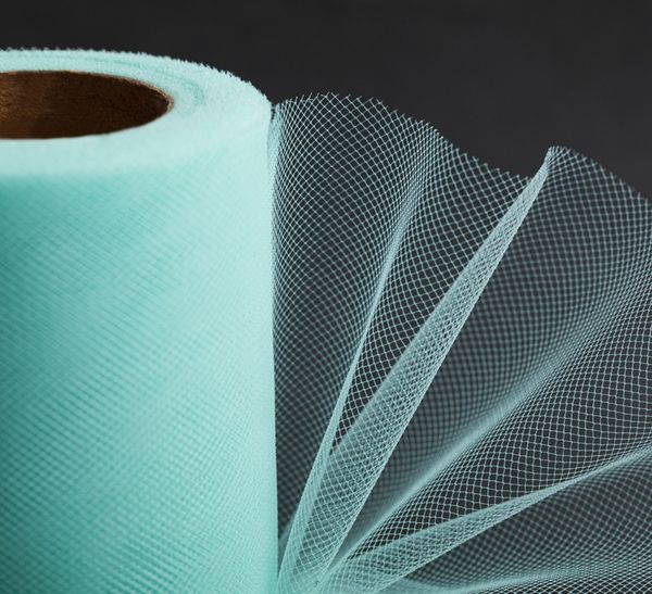 Фатин на шпульке средней жесткости, 100% нейлон, 150 мм, 14 морская волна, 22,86м, Gamma FTN/R