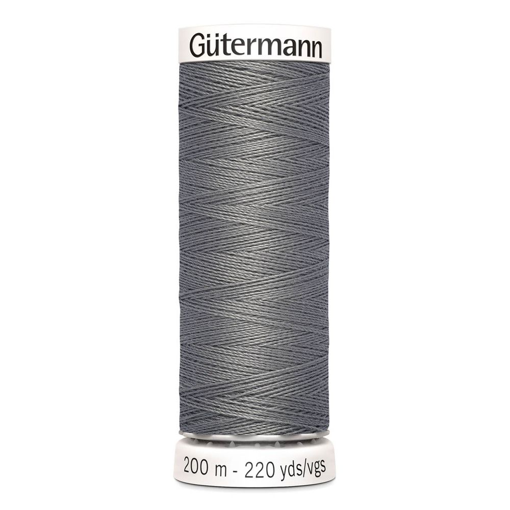 Нитки универсальные Gutermann Sew-all, 200м, 496 серо-стальной