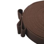 Стропа (ременная лента) 25 мм / 25 метров, толщ. 1.0 мм, [15.1 г/пог.м], 100% п/п, 21 коричневый