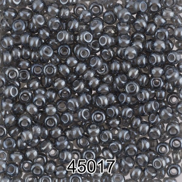 Бисер Preciosa 10/0 (2.3 мм), 500 г, 45017 (Ф533) серый