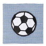 Термоаппликация Футбольный мяч на цв.синий/цв.белый ткани 1шт, Prym