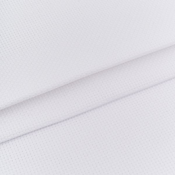 Канва Zweigart Stern-Aida 14ct, 50х75 см, 3706/100, 100% хлопок, белый