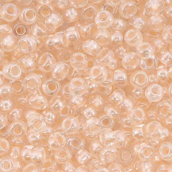 Бисер Preciosa прозрачный с перламутр. цвет.центром, круг.отв., 100 г (5х20 г), (382PS)331-19001/10/0