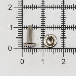 Хольнитены сумочные ⌀7 мм, h=9 мм, двухсторонние, BIG, никель, 100 шт