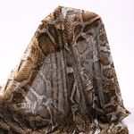 Сетка бельевая эластичная 100 г/м², шир.160 см / 3 метра, принт Питон /SZ025816.12/