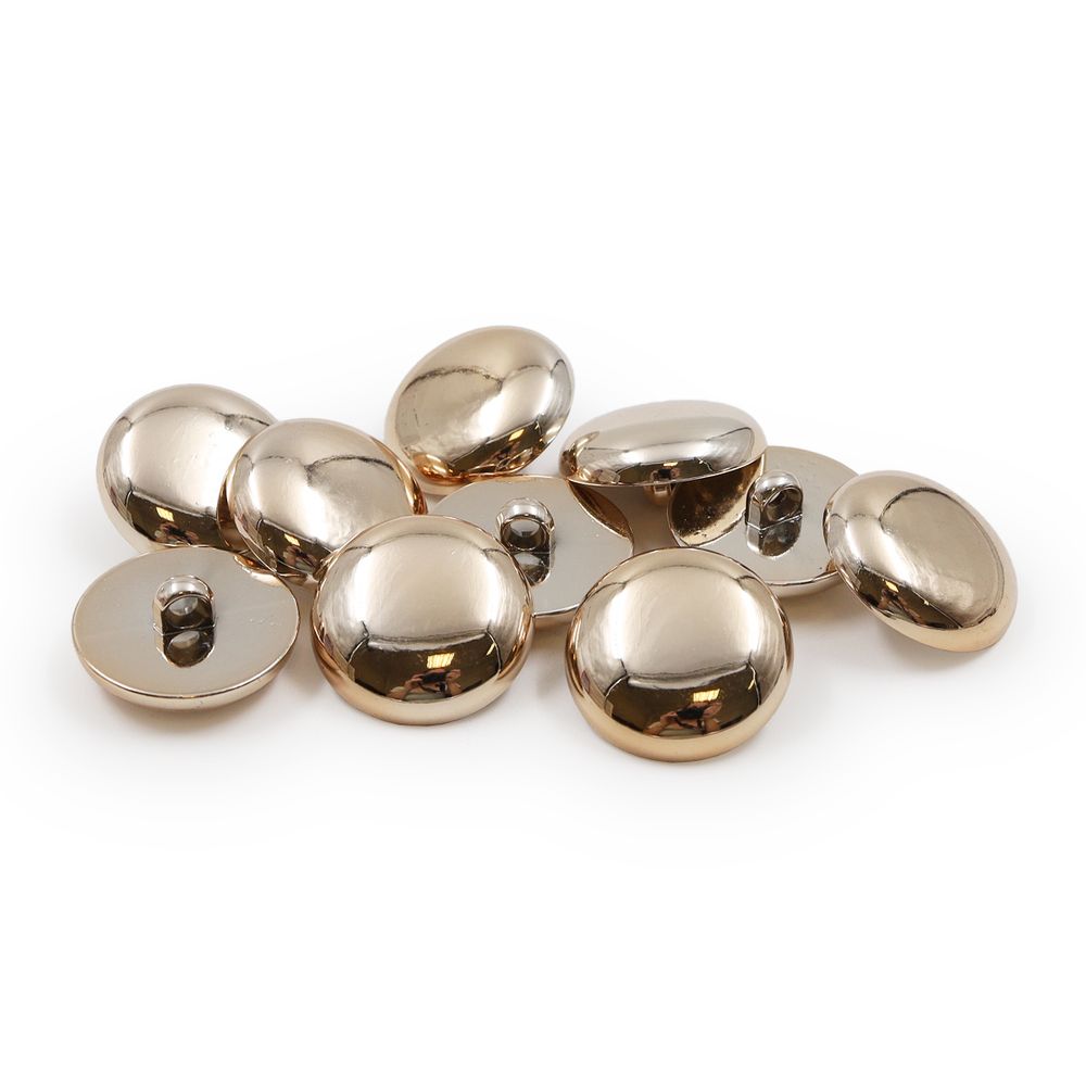 Пуговицы на ножке 44L (⌀7мм) (Gold (золотой)), 24 шт