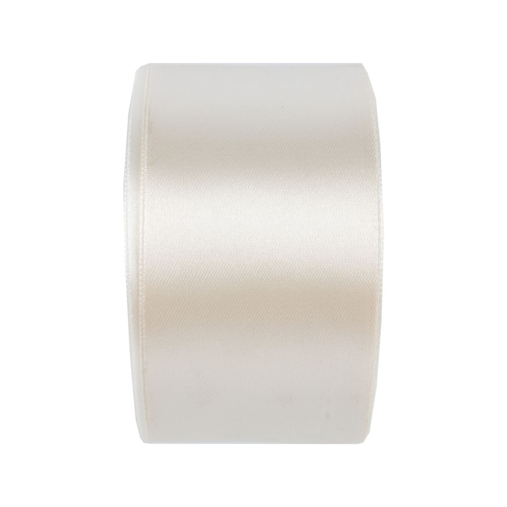 Лента атласная 1-сторонняя 50.0 мм / 33±2 метра, №0944/1 кремовый, Gamma