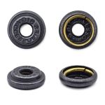 Часть кнопки Дельта (O-образная) ⌀14 мм (B-часть), 9 чернен (B-часть), 100 шт