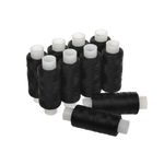 Нитки лавсан 33Л/черный 10 катушек 200м