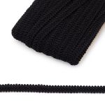 Тесьма отделочная Шанель 13 мм, 25 м, SR034 черный