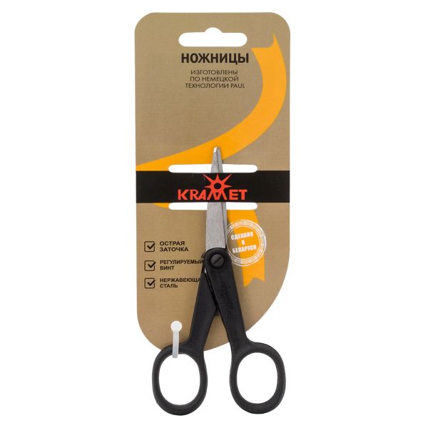 Ножницы для рукоделия 12 см, цвет микс, Красный Металлист