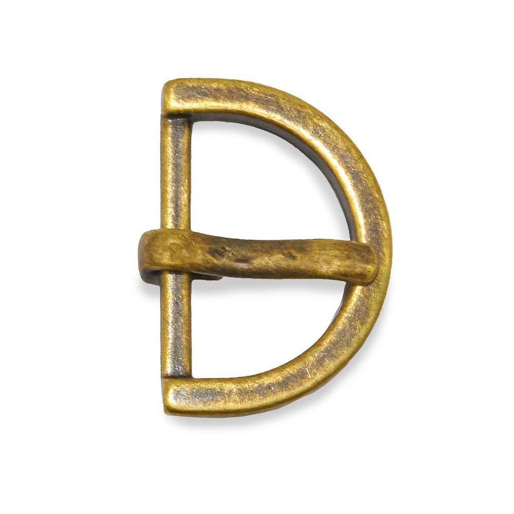 Пряжка ременная металл 15 мм (внешн. 20х14 мм), 10 шт, полукольцо, BIG