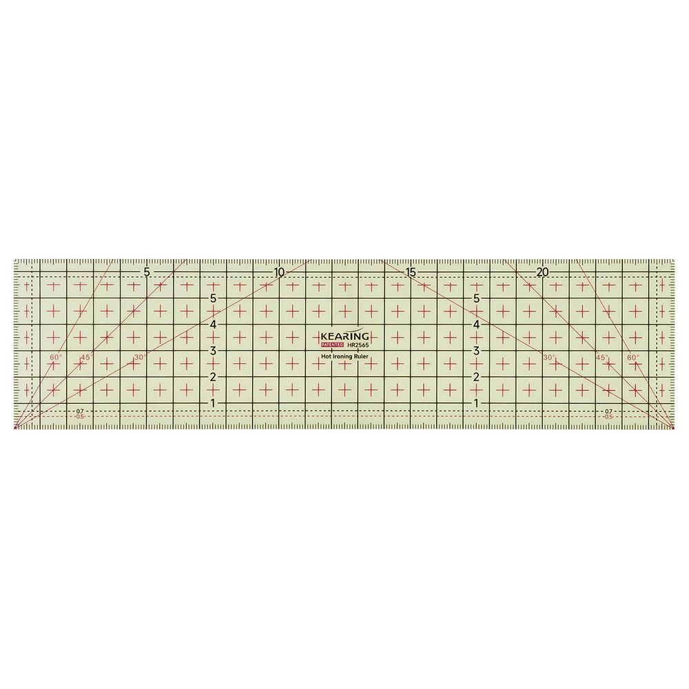 Линейка / лекало для глажки термостойкая  25х6.5 см, Kearing, HR2565