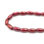 Бусины пластик (жемчуг) 3х6 мм, 15 г, Astra&Craft, J533 винный