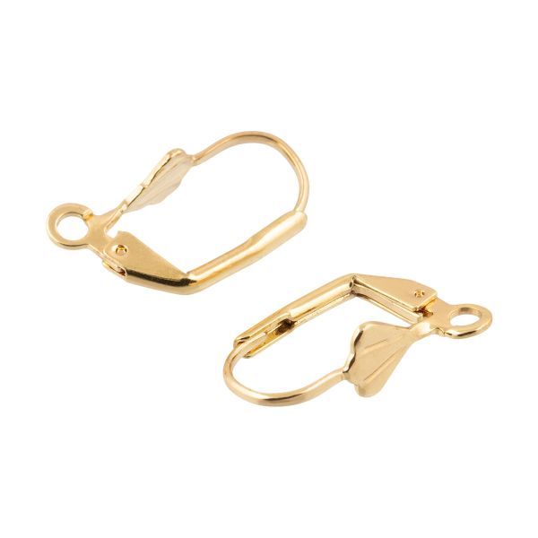 Швензы 16х9 мм, 10 шт (5х2 шт), 04 золото, Zlatka FMK-H01