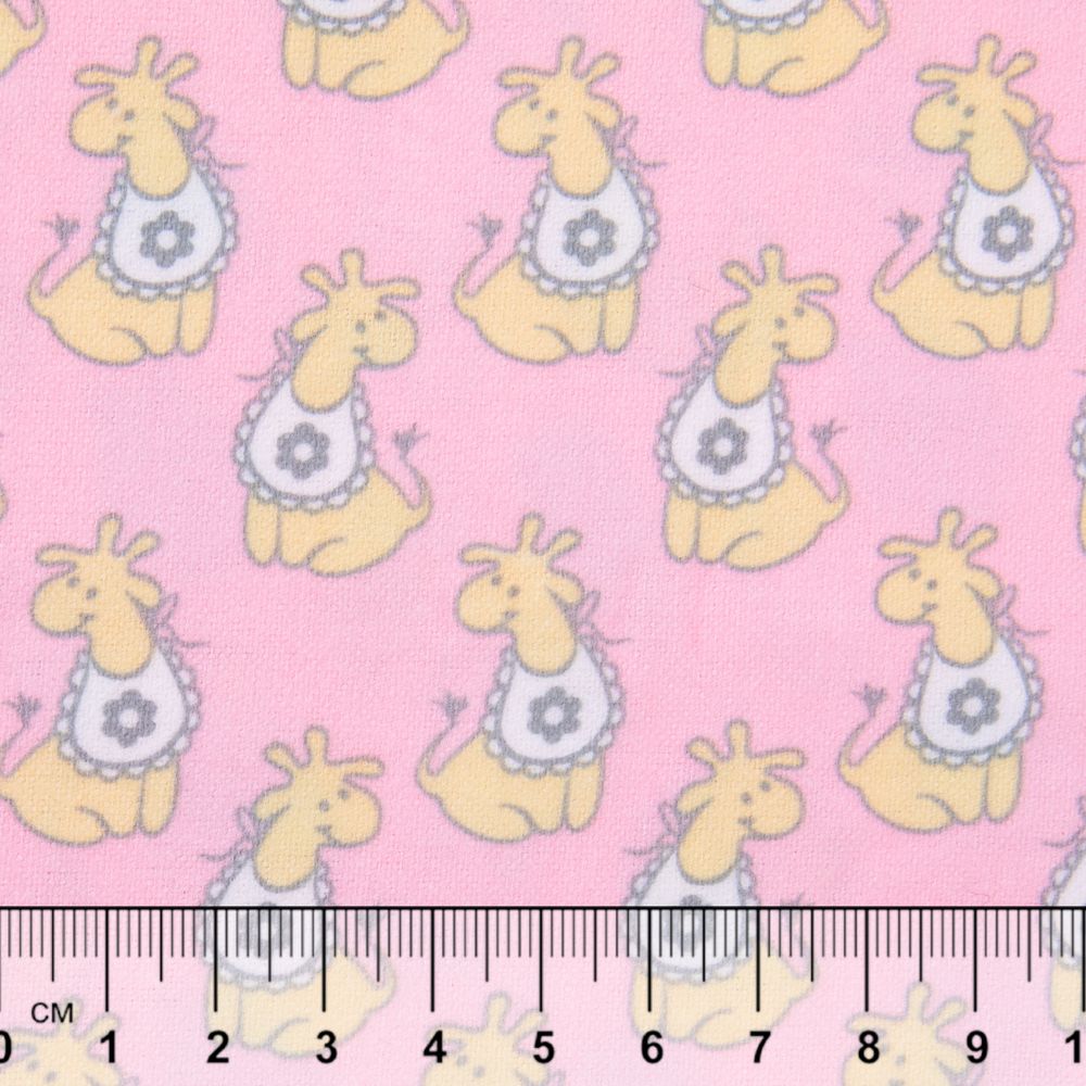 Ткань для пэчворка Peppy Молочные сны фланель, отрез 100х110 см, 175 г/м², МС-02 розовый, Peppy